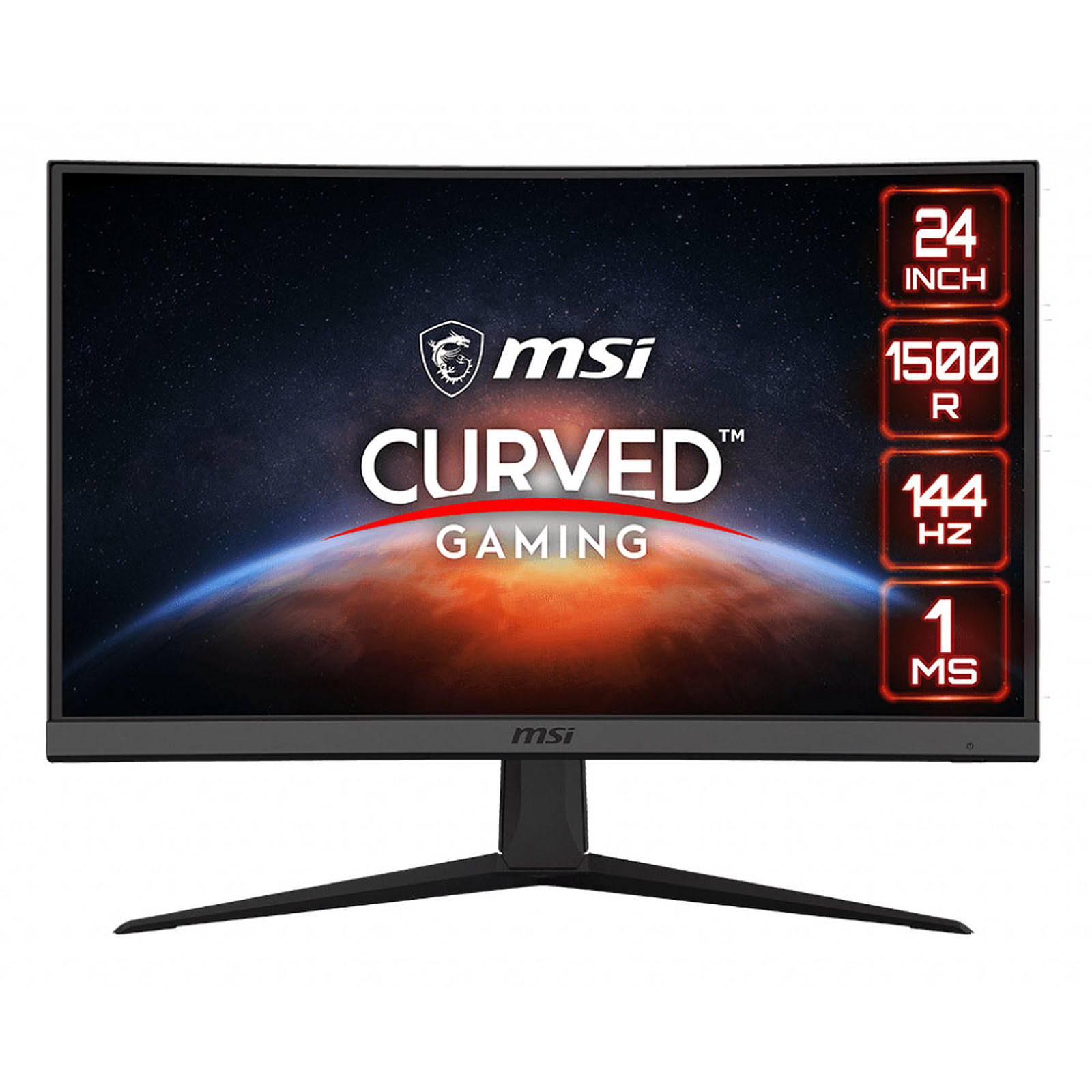 MSI 24 pouces  9S6-3BA01T-031 - Ecran PC MSI - Cybertek.fr - 0