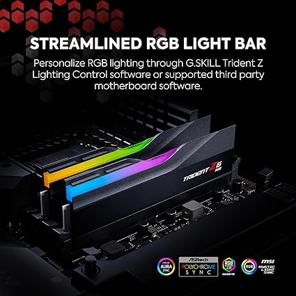 G.Skill Trident Z5 RGB 64Go (2x32Go) 6400Mhz - Mémoire PC G.Skill sur Cybertek.fr - 1