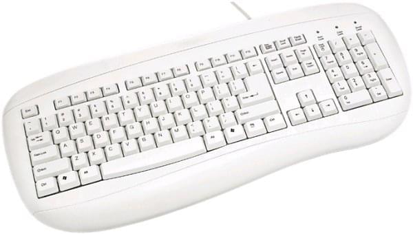 Cybertek 106 Touches USB Blanc - Clavier PC Cybertek - Cybertek.fr - 0