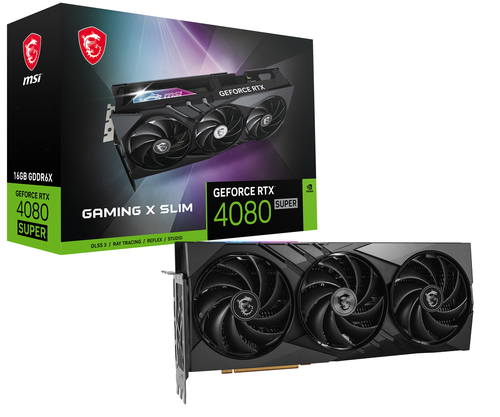 MSI GeForce RTX 4080 SUPER 16G GAMING X SLIM - Carte graphique - 11