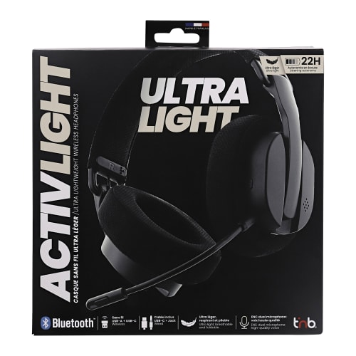 T'nB ACTIVLIGHT Stereo Noir - Micro-casque - Cybertek.fr - 5