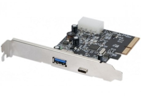 Carte contrôleur Cybertek PCI-E 3.0 - 1 port USB 3.1 A + 1 port USB 3.1 C
