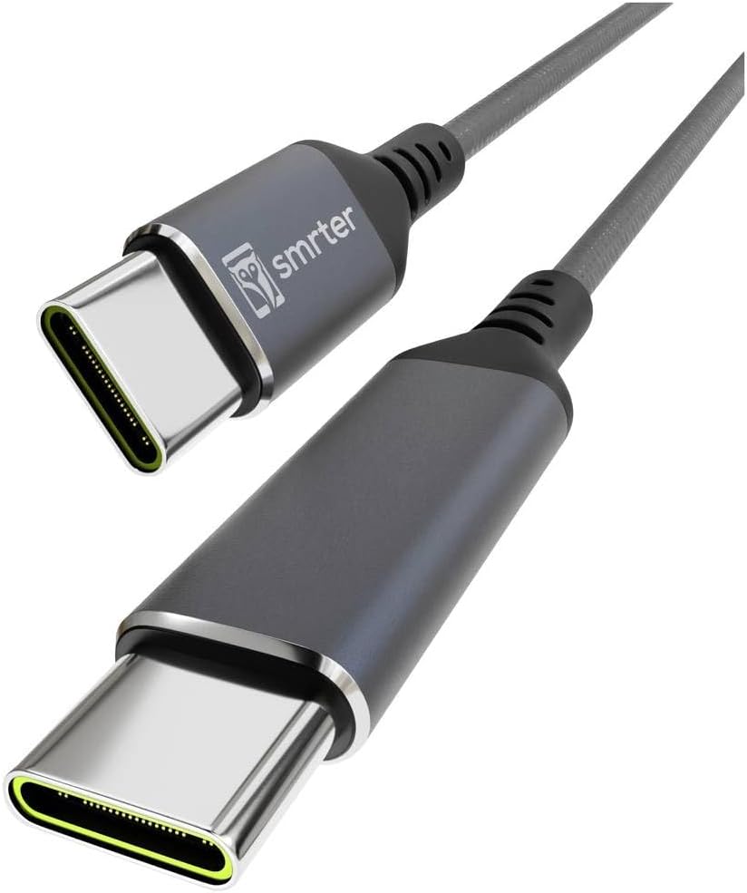 Câble USB-C mâle/mâle - 1m - Anthracite# - Connectique PC - 0