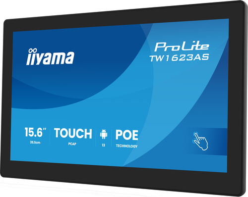 Iiyama Prolite TW1623AS-B3P - 15.6" Tact IPS 30ms Android13 RJ45 (TW1623AS-B3P) - Achat / Vente Affichage collaboratif sur Cybertek.fr - 2