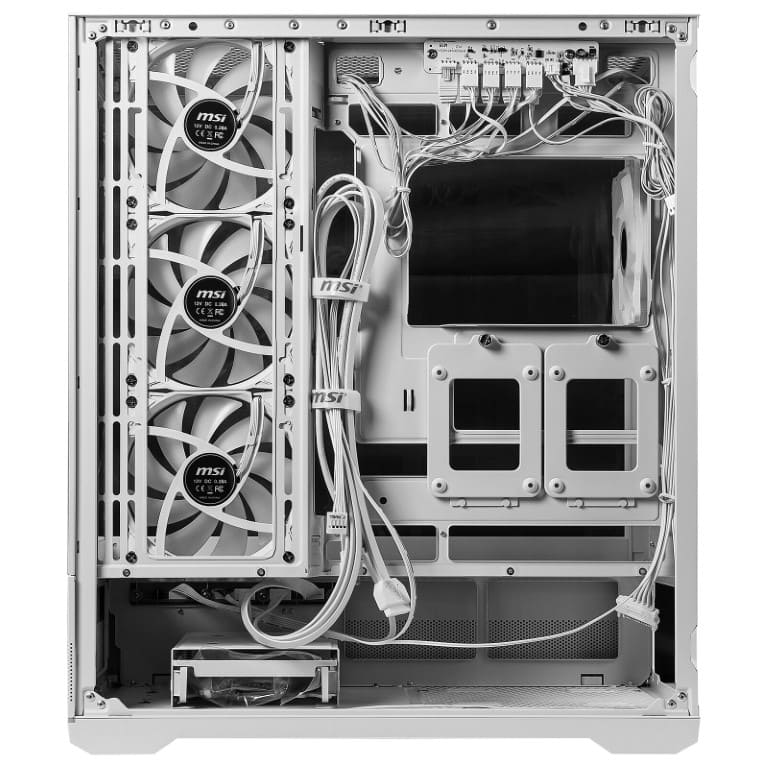 MSI MAG Pano 110R PZ White + MPG A1000GS PCIE5 Noir Blanc - Boîtier PC - 3