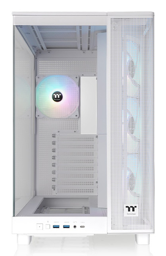 Thermaltake View 380 XL TG ARGB Snow Blanc Blanc - Boîtier PC - 1