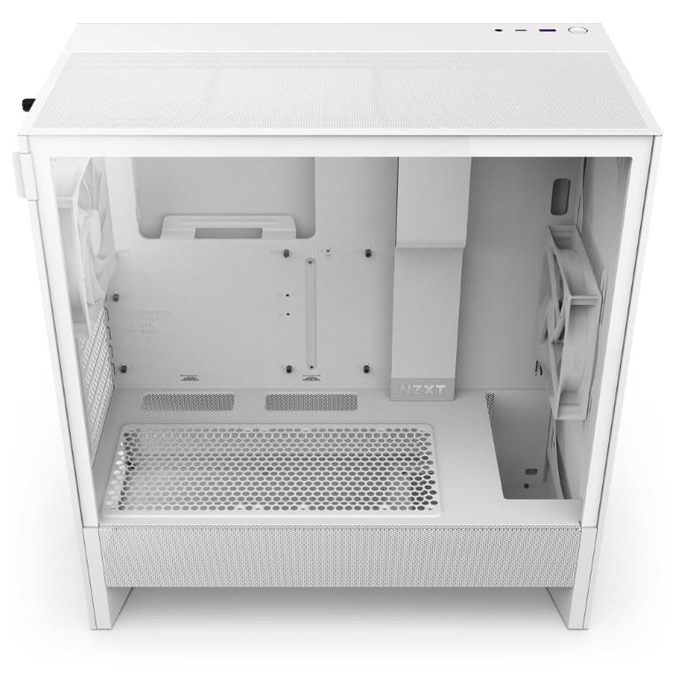 NZXT H5 Flow Blanc Blanc - Boîtier PC NZXT - Cybertek.fr - 4