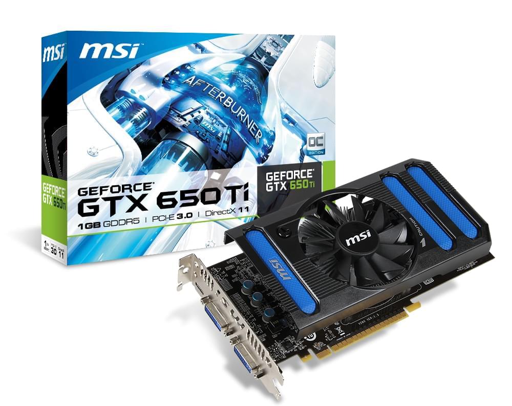 MSI N650TI 1GD5/OC  - Carte graphique MSI - Cybertek.fr - 0
