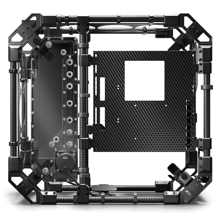 Alphacool Apex Pro Skeleton Carbon Noir - Boîtier PC Alphacool - 1