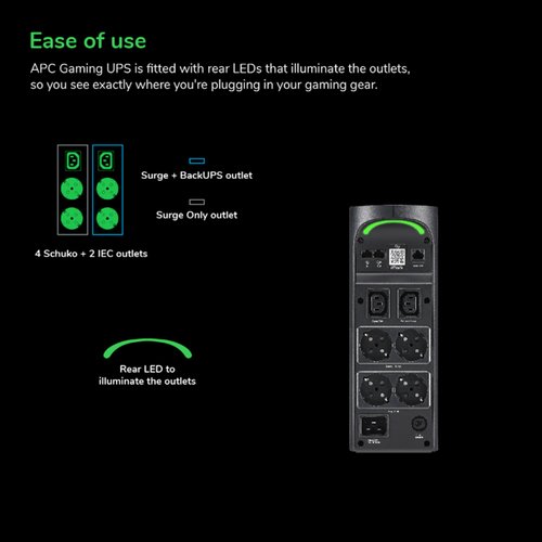 Back-UPS Pro Gaming 2200VA/1320W - Onduleur APC - Cybertek.fr - 15