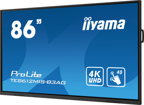 Iiyama ProLite TE8612MIS-B3AG - 86" 4K Tactile Android RJ45 USB-C (TE8612MIS-B3AG) - Achat / Vente Affichage collaboratif sur Cybertek.fr - 3