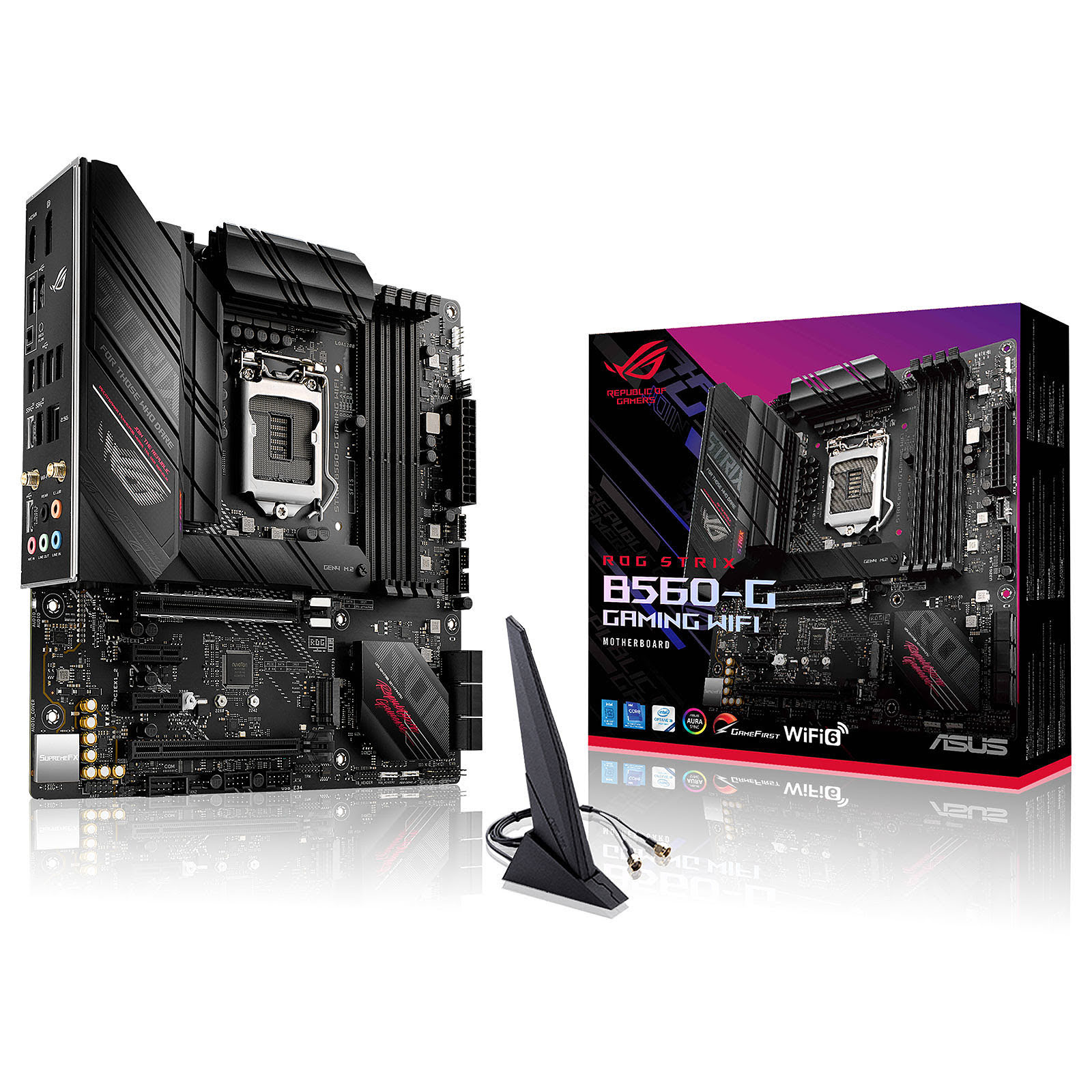 Asus ROG STRIX B560-G GAMING WIFI Micro-ATX  - Carte mère Asus - 0