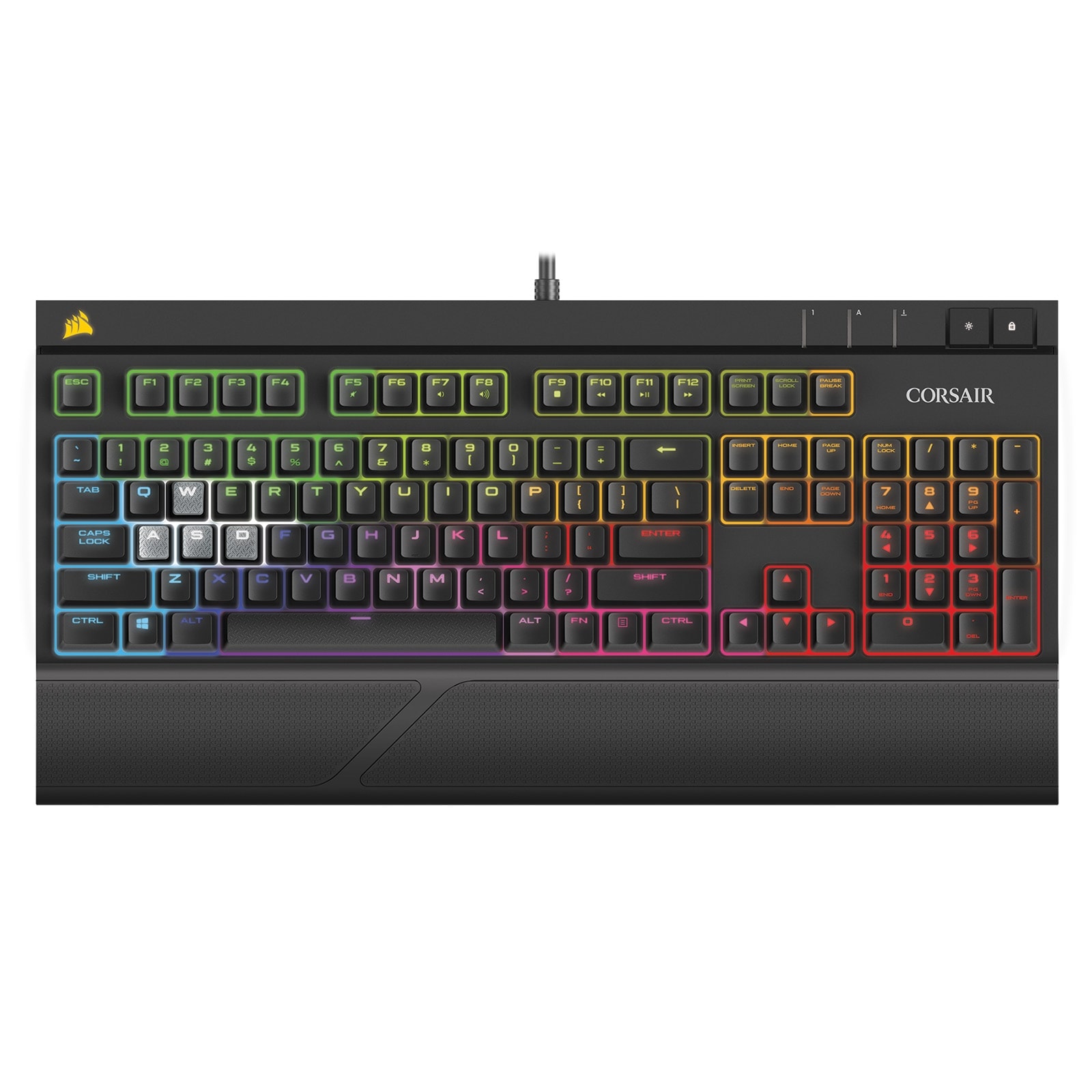 Corsair Strafe RGB Mechanical MX SILENT CH-9000121-FR - Clavier PC - 1