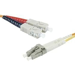 image produit   Cordon fibre Optique multimode LC/SC 62,5/125 Cybertek