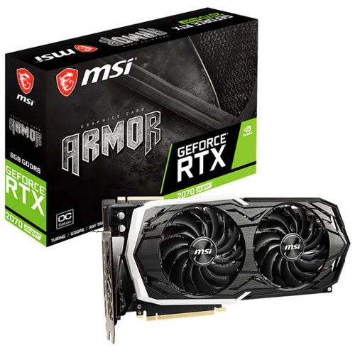 MSI RTX 2070 SUPER ARMOR OC  - Carte graphique MSI - Cybertek.fr - 0