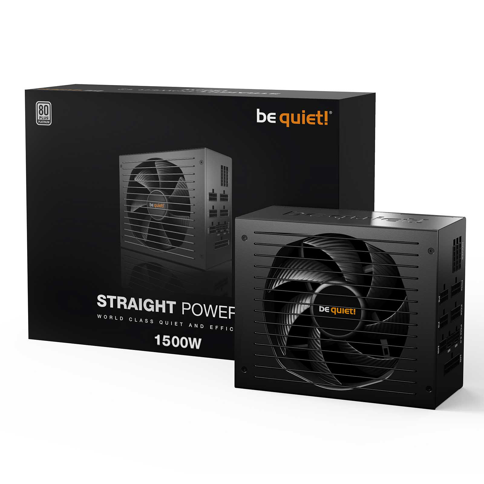 image produit Be Quiet! ATX 1500W - Straight Power 12 80+ PLAT - BN340-Seconde Vie-Très Bon Etat Cybertek