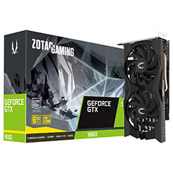ZOTAC GTX 1660 TWIN FAN - GTX1660/6Go/HDMI/DP