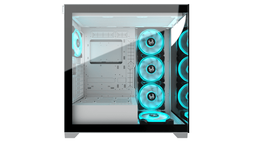 M.RED Radiant.X White Blanc - Boîtier PC M.RED - Cybertek.fr - 5