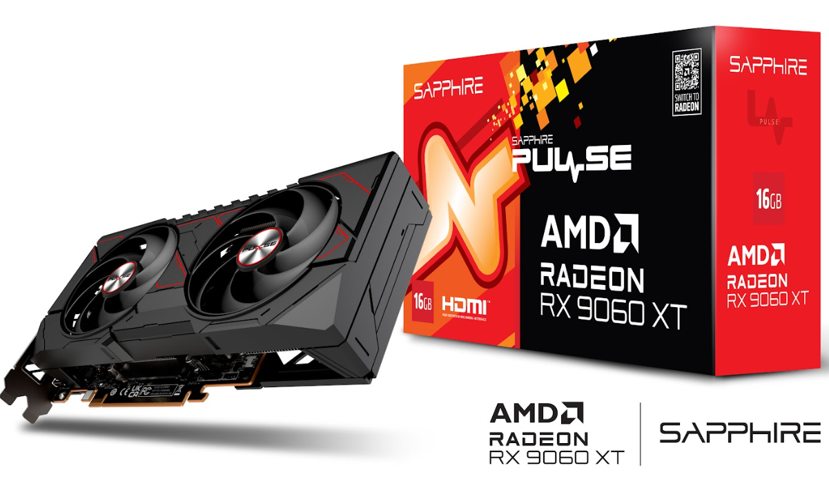Sapphire Pulse Radeon RX 9060 XT GAMING OC 16GB - Carte graphique - 0