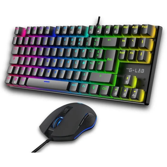The G-LAB Combo Titanium - Pack Clavier/Souris - Cybertek.fr - 1