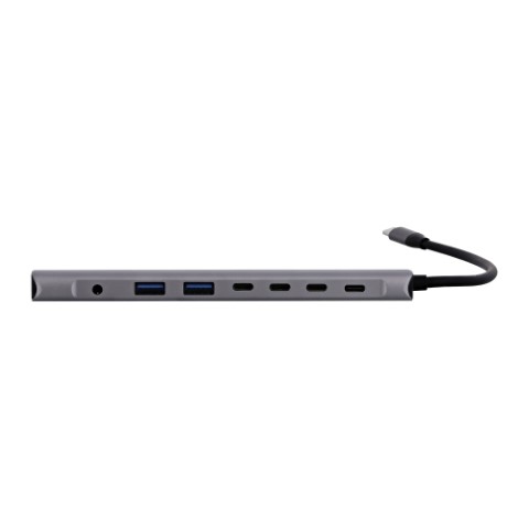 iClick Hub USB-C/8 ports/Gris - Accessoire PC portable T'nB - 5