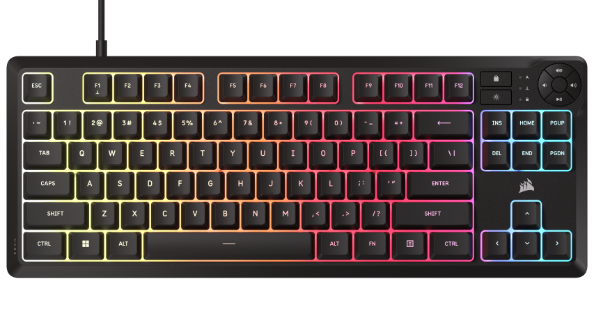 Corsair K55 Core TKL RGB - Clavier PC Corsair - Cybertek.fr - 0