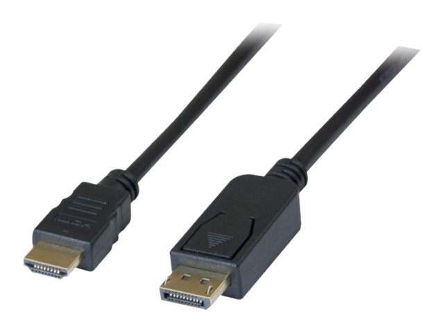 Cable DP 1.2 vers HDMI 1.4 / 4K - 2m  - Connectique PC - 0