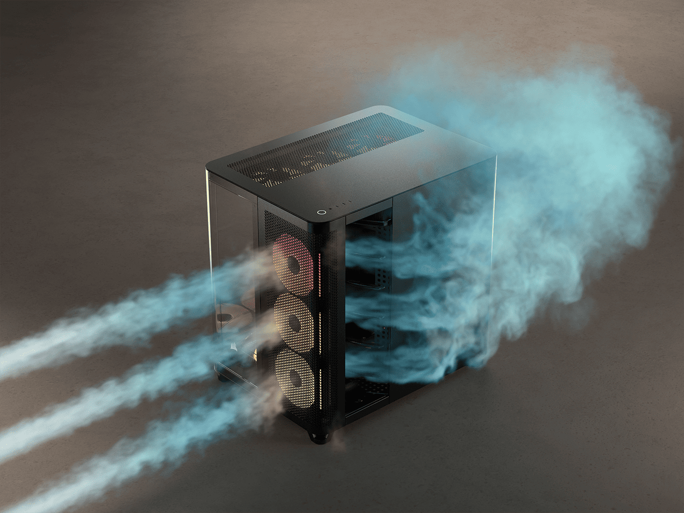 Corsair Air 5400 LX-R RGB Link Noir Noir - Boîtier PC Corsair - 6