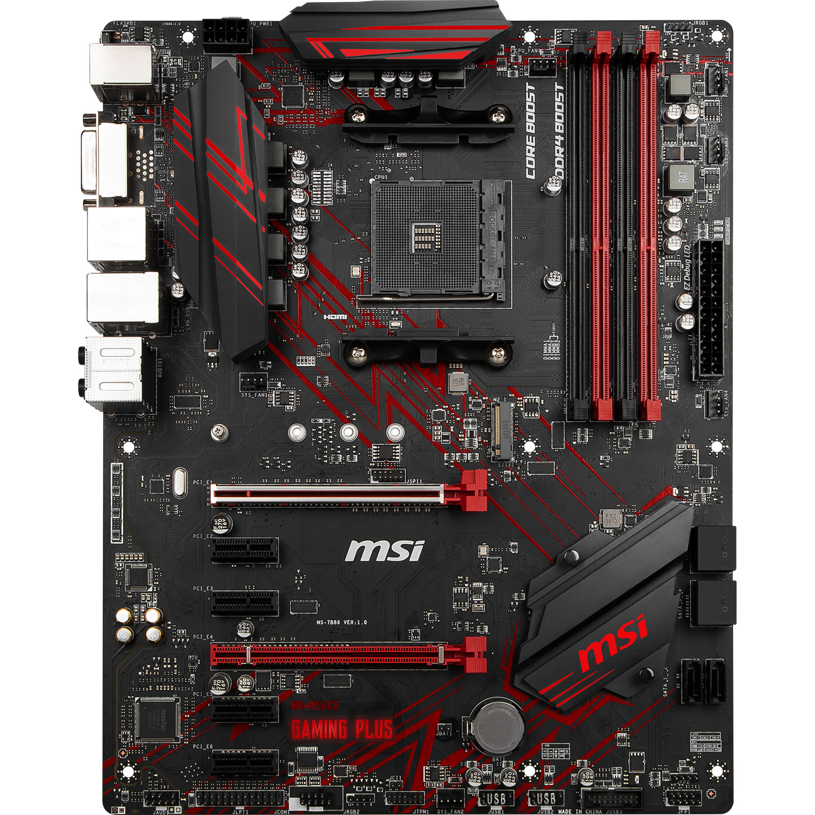 MSI B450 GAMING PLUS ATX  - Carte mère MSI - Cybertek.fr - 3