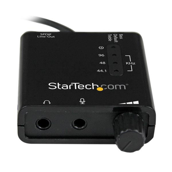 StarTech USB avec Numérique SPDIF + Micro - ICUSBAUDIO2D - Carte son - 3