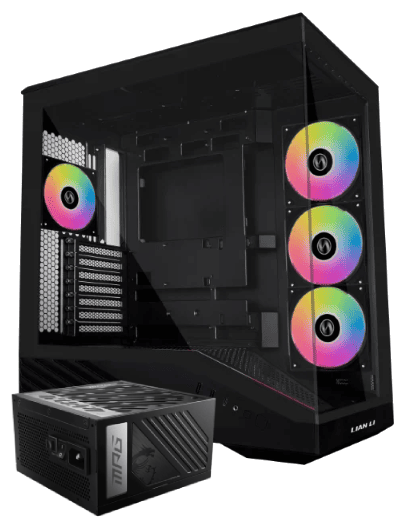 Lian-Li 80+ Gold Noir - Boîtier PC Lian-Li - Cybertek.fr - 0
