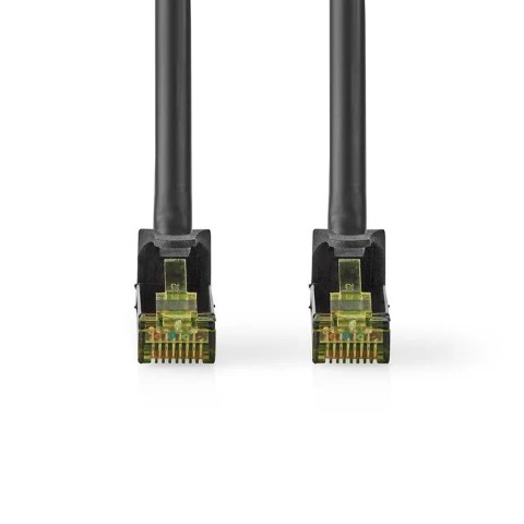 Câble RJ45 Cat7 S/FTP - 3m - Noir - Connectique réseau - 1