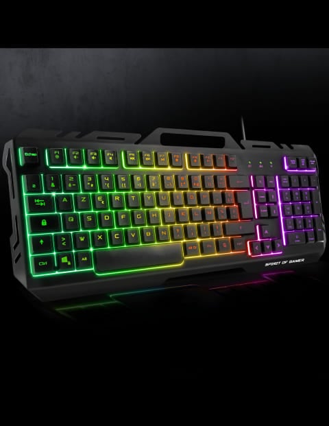 Spirit Of Gamer 4 en 1 Ultimate 300 - Clavier/Souris/Tapis/Casque (CLS-MKH300) - Achat / Vente Pack Peripheriques sur Cybertek.fr - 7