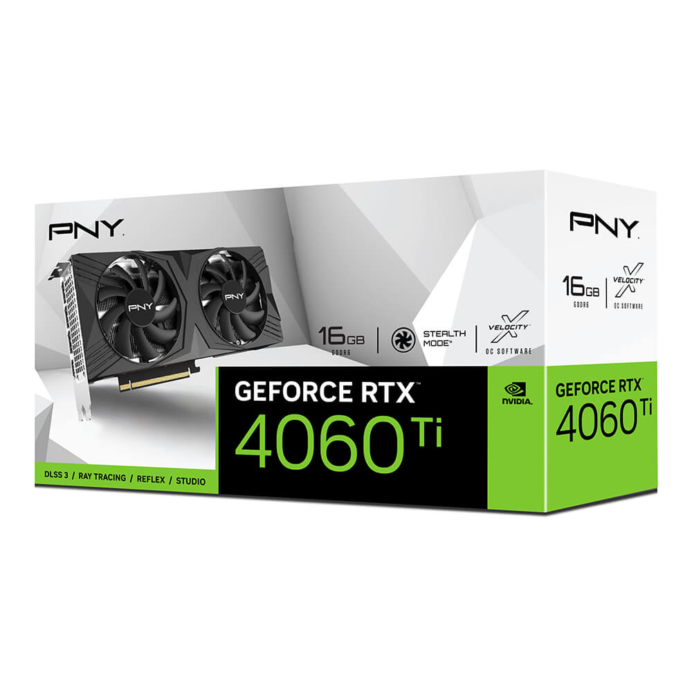 PNY GeForce RTX 4060 Ti 16GB VERTO Dual Fan - Carte graphique PNY - 4