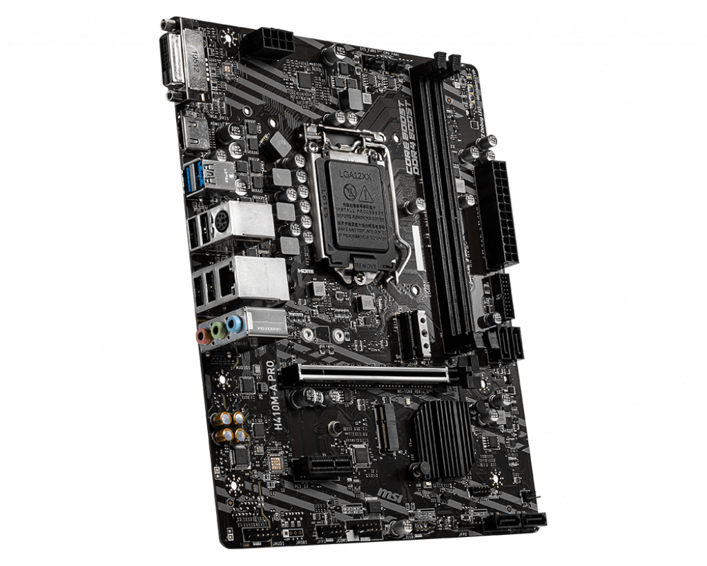 MSI H410M-A PRO Micro-ATX  - Carte mère MSI - Cybertek.fr - 2
