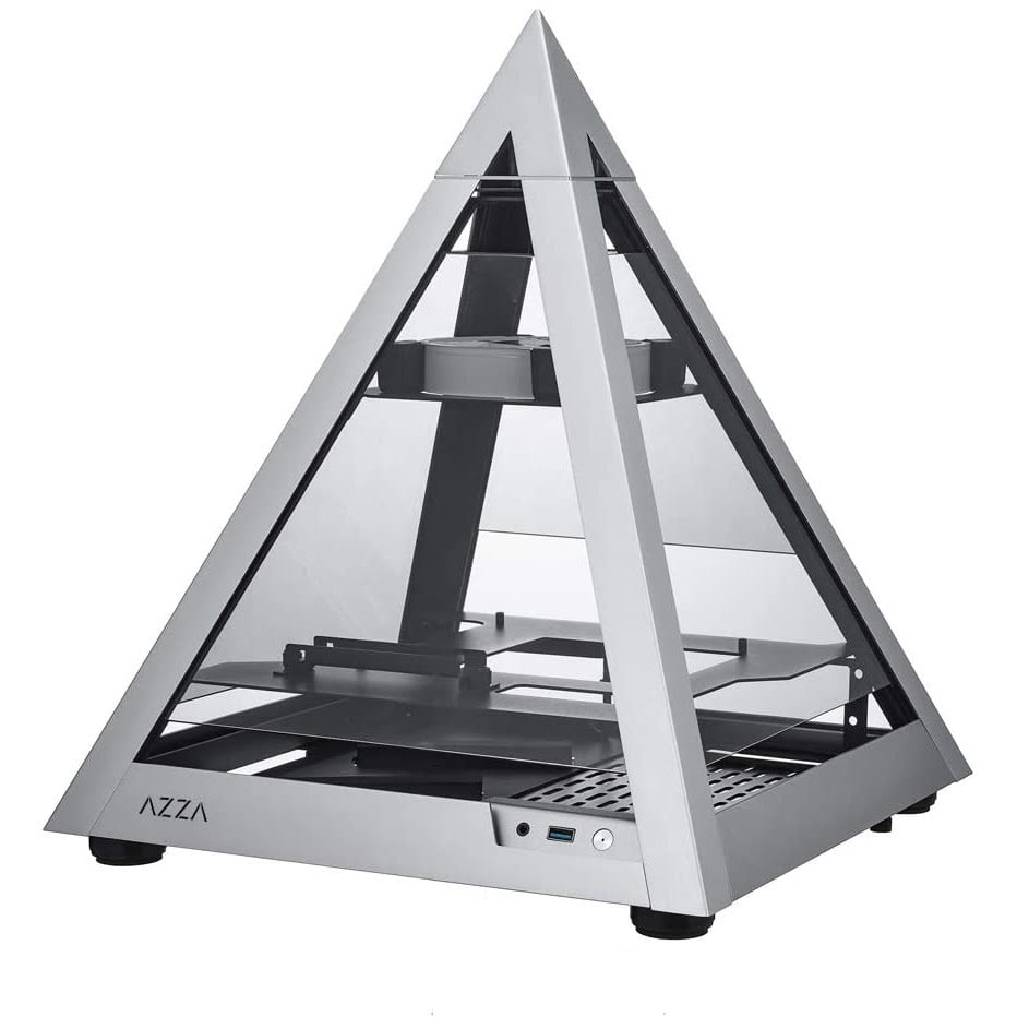 Azza Pyramid MINI 806 Gris - Boîtier PC Azza - Cybertek.fr - 0