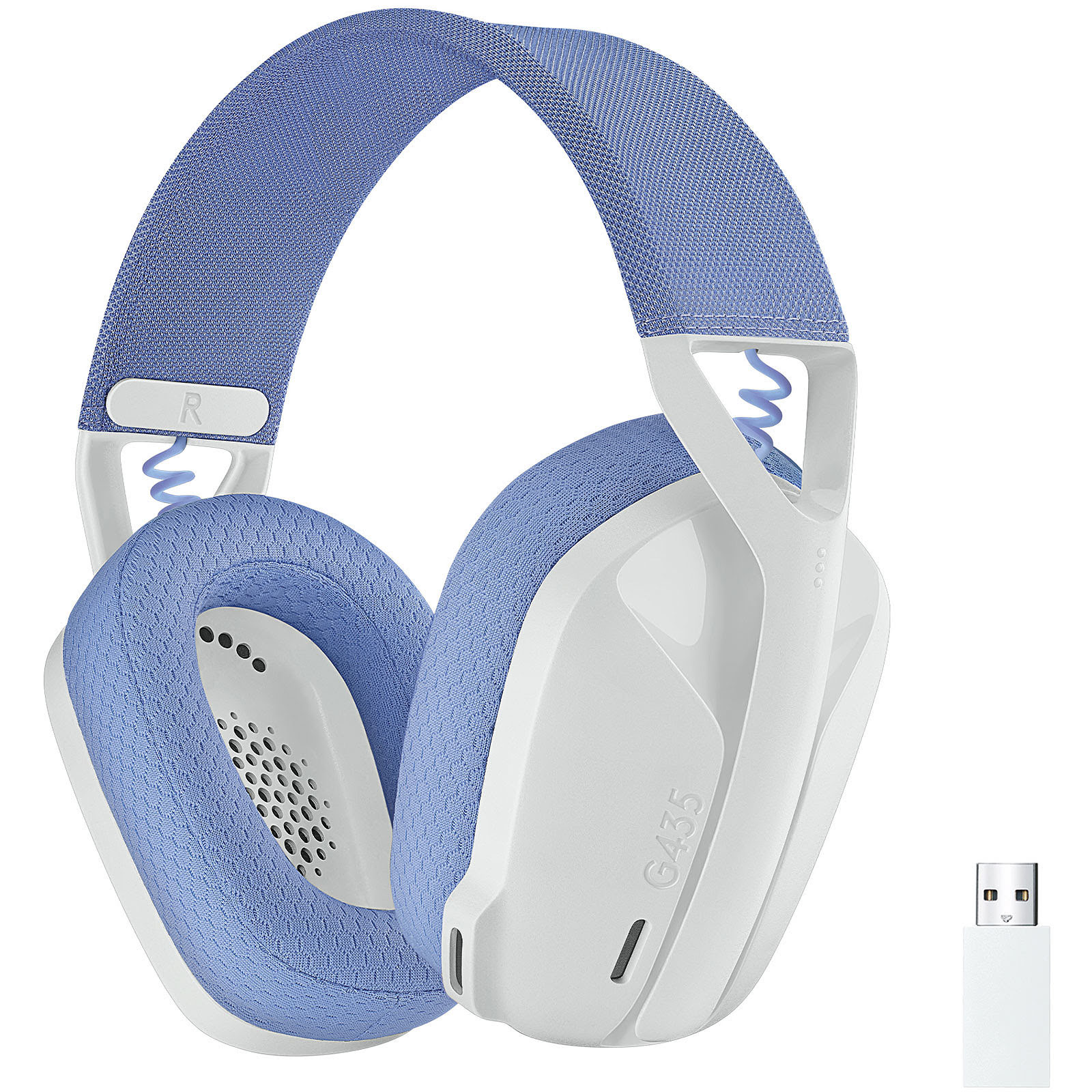 Logitech G435 Lightspeed Stereo Blanc - Micro-casque 