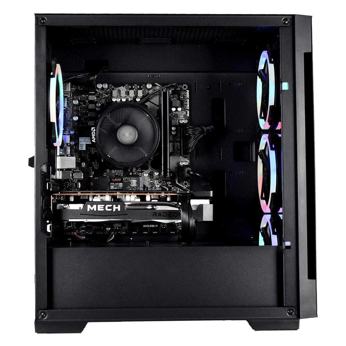 Cybertek Firestarter - R5 3600/16Go/500Go/RX 6600 (0223) - Achat / Vente PC Fixe sur Cybertek.fr - 2