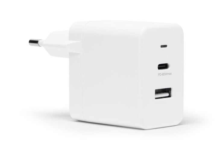 Bluestork 65W USB C - Blanc/Détachable  (PW-NB-65-C-GAN-W) - Achat / Vente Accessoire alimentation sur Cybertek.fr - 5