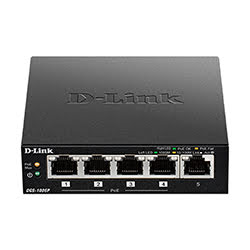 image produit D-Link 5 Ports 10/100/1000Mbps DGS-1005P (4 POE) Cybertek