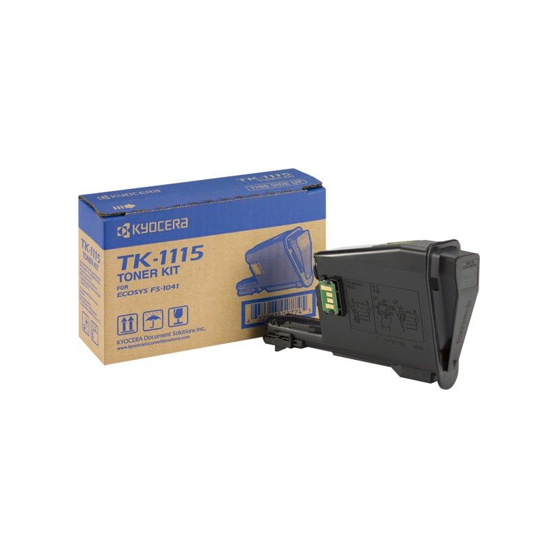 Toner Noir 1600p. - TK-1115 pour imprimante Laser Kyocera - 0