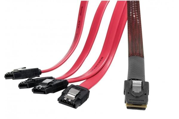 SAS 1 m SFF-8087 vers 4 SATA - Nappe Cybertek - Cybertek.fr - 0