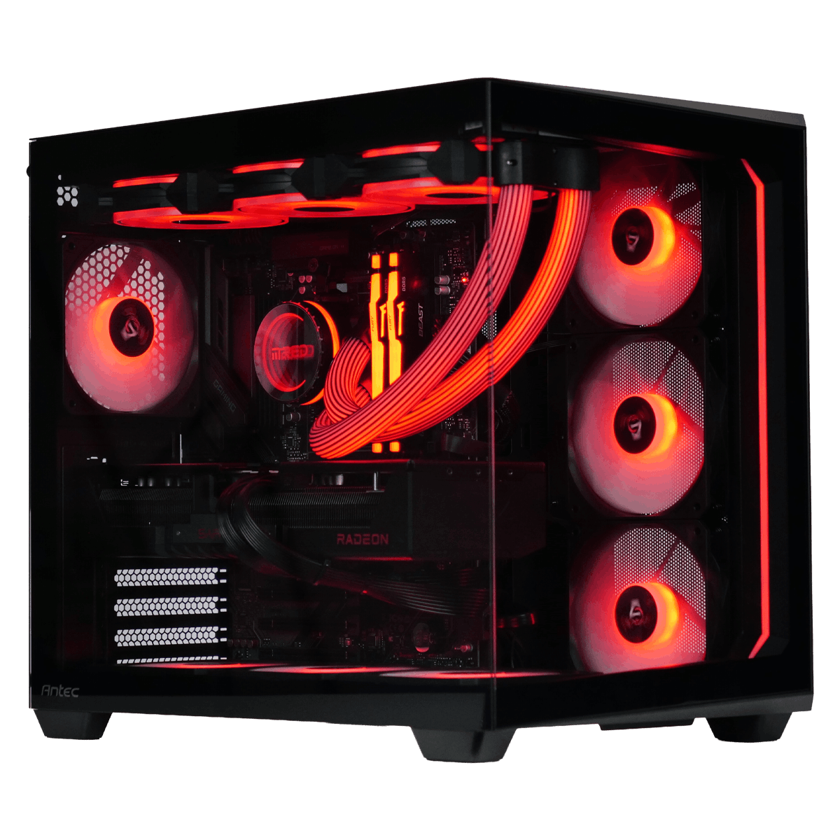 Cybertek RED FLAG V2 - R7-9800X3D/9070XT/32Go/2To - GB-CYB (PCG-10602990) - Achat / Vente PC Fixe sur Cybertek.fr - 0