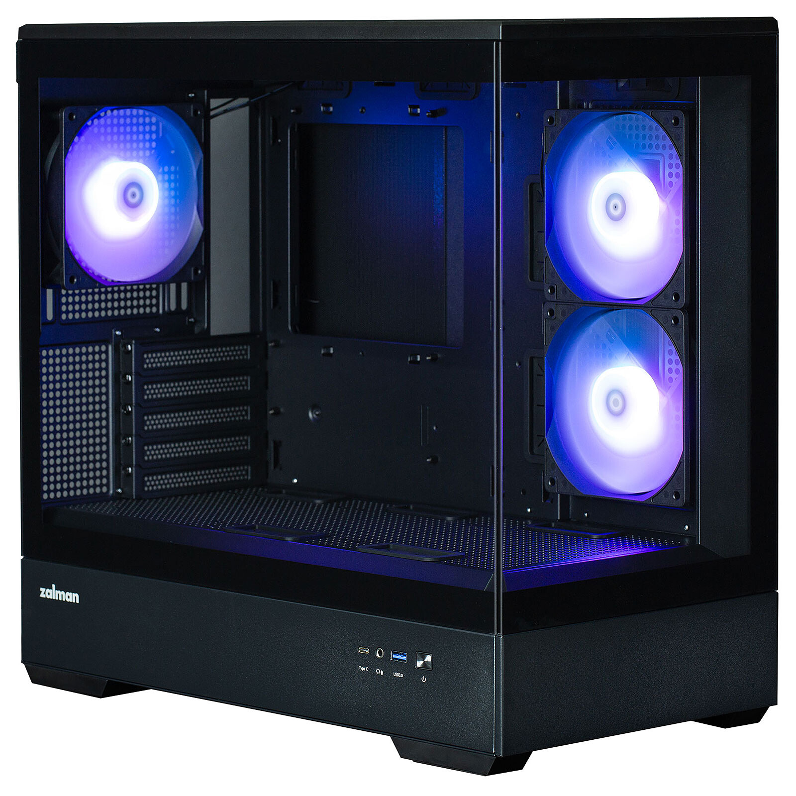 Boîtier PC Zalman P30 Black V2 - mT/Sans Alim/M-ATX Cybertek