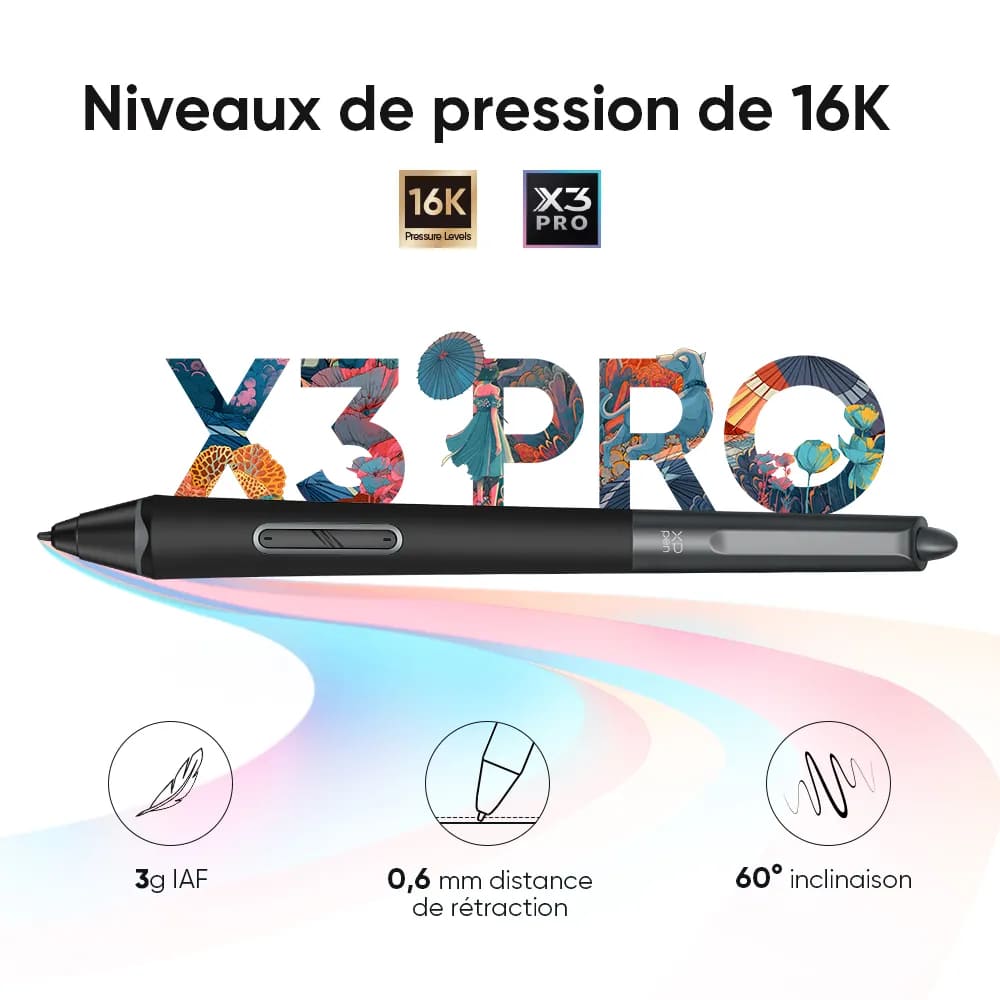 XPPEN Deco Pro MW Gen 2 5080LPI/9"/Noir - Tablette graphique - 5