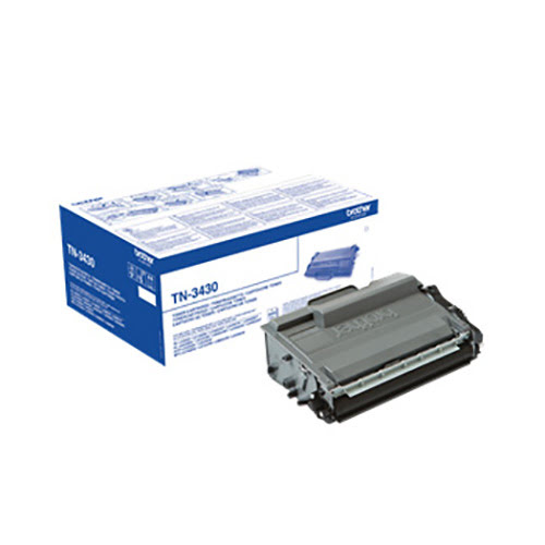 Toner Noir 3000 pages - TN-3430 pour imprimante Laser Brother - 0