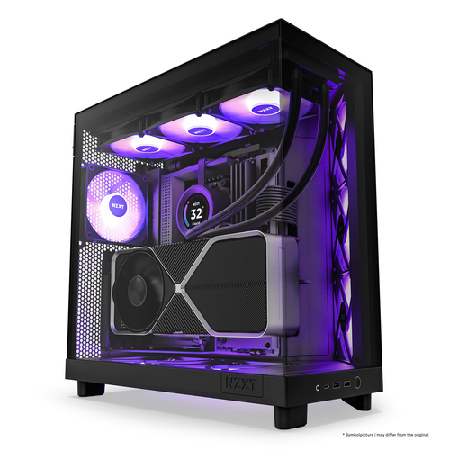 NZXT H6 Flow RGB Noir Noir - Boîtier PC NZXT - Cybertek.fr - 0