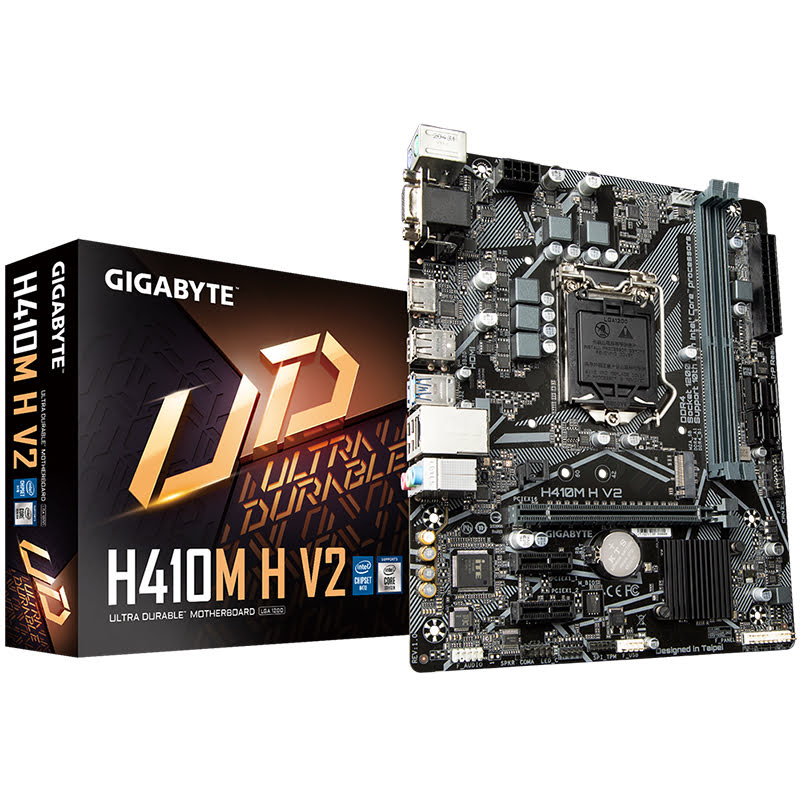 Gigabyte H410M-H V2 Micro-ATX  - Carte mère Gigabyte - Cybertek.fr - 0