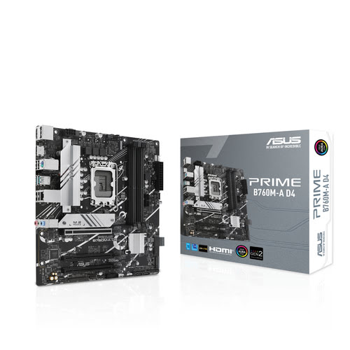 Asus PRIME B760M-A D4 Micro-ATX  - Carte mère Asus - Cybertek.fr - 0