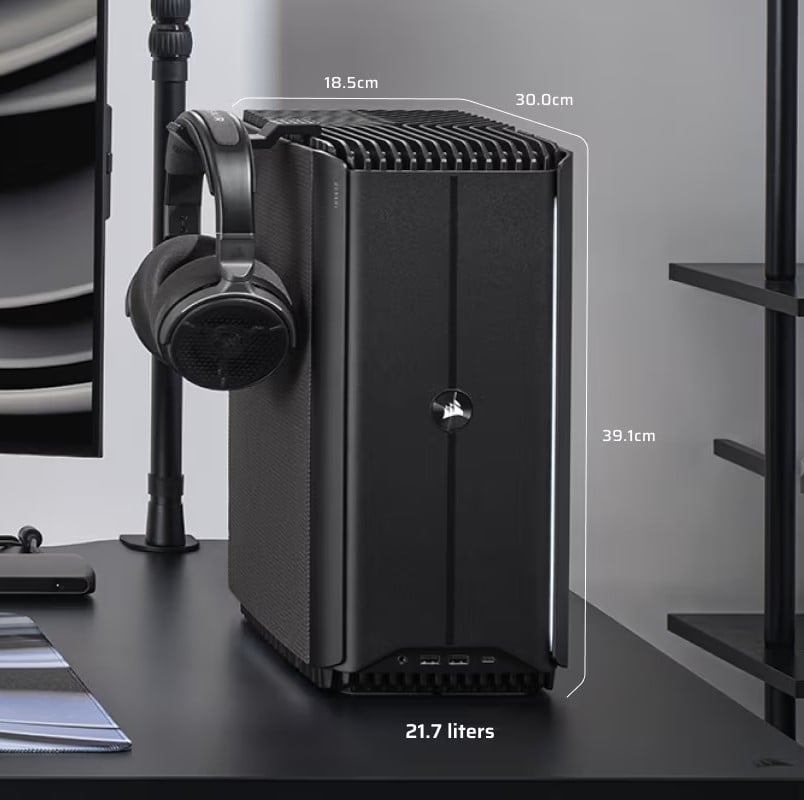 Corsair ONE a600 Metal R9 9900X3D/5080/32Go/2To/W11P - Barebone et Mini-PC - 4